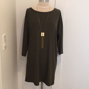Leith Sz M olive dress; Purchased from Nordstrom